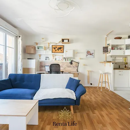 Apartment Buxengeorgiens Delouvrier - T2 - 7min Disneyland Bussy-Saint-Georges